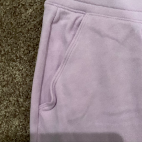New Victoria Secret PINK Lavender Sweatpants with tapered legs, Size L - Picture 4 of 6